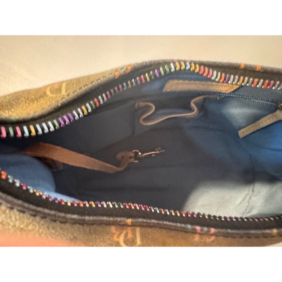 Dooney & Bourke Rainbow Logo Y2K Handbag canvas - Picture 9 of 12